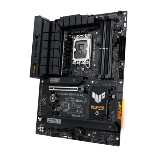 Alternative view of Asus Tuf Gaming B760-plus Wi-fi Socket Lga 1700 Chipset B760 Intel Ddr5 Atx