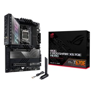 Asus Rog Crosshair Gaming X670e Hero Con Zócalo Am5, Chipset Amd X670 Ddr5 Atx