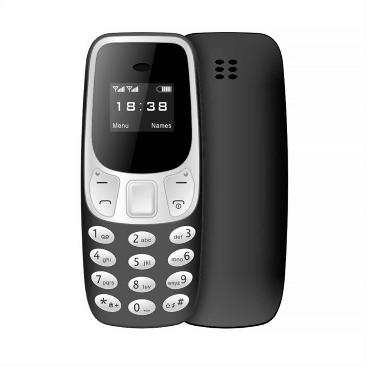 Mini Teléfono Celular Súper Pequeño Bm10 Dual Sim 0,66" Pantalla - Negro (réplica De Nokia)