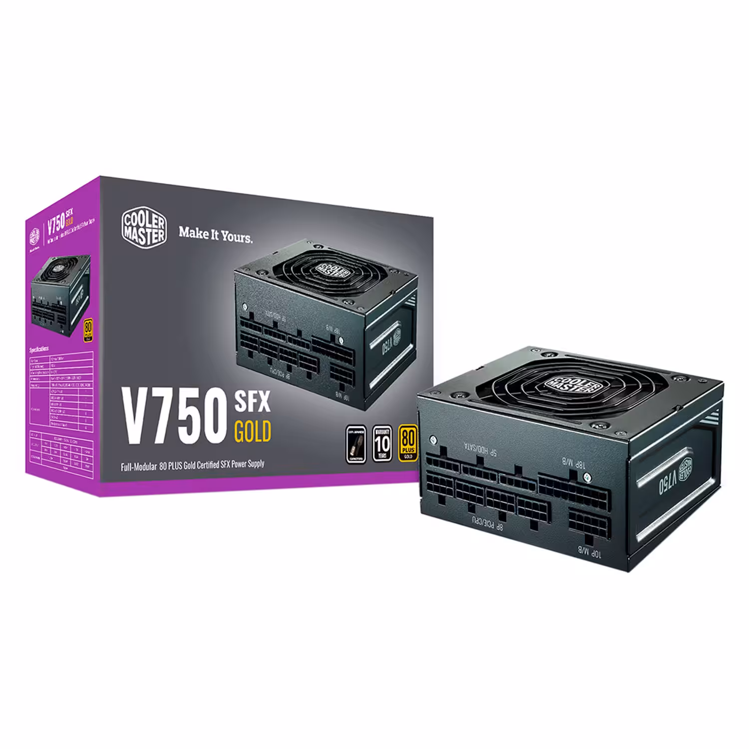 Fonte Cooler Master SFX 750W 80 Plus Gold - (MPY-7501-SFHAGV-US)