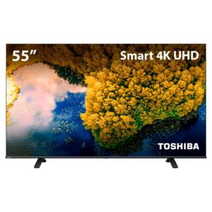 Televisor Inteligente Toshiba 55c350ls 4k Ultra Hd De 55 Pulgadas, Color Negro