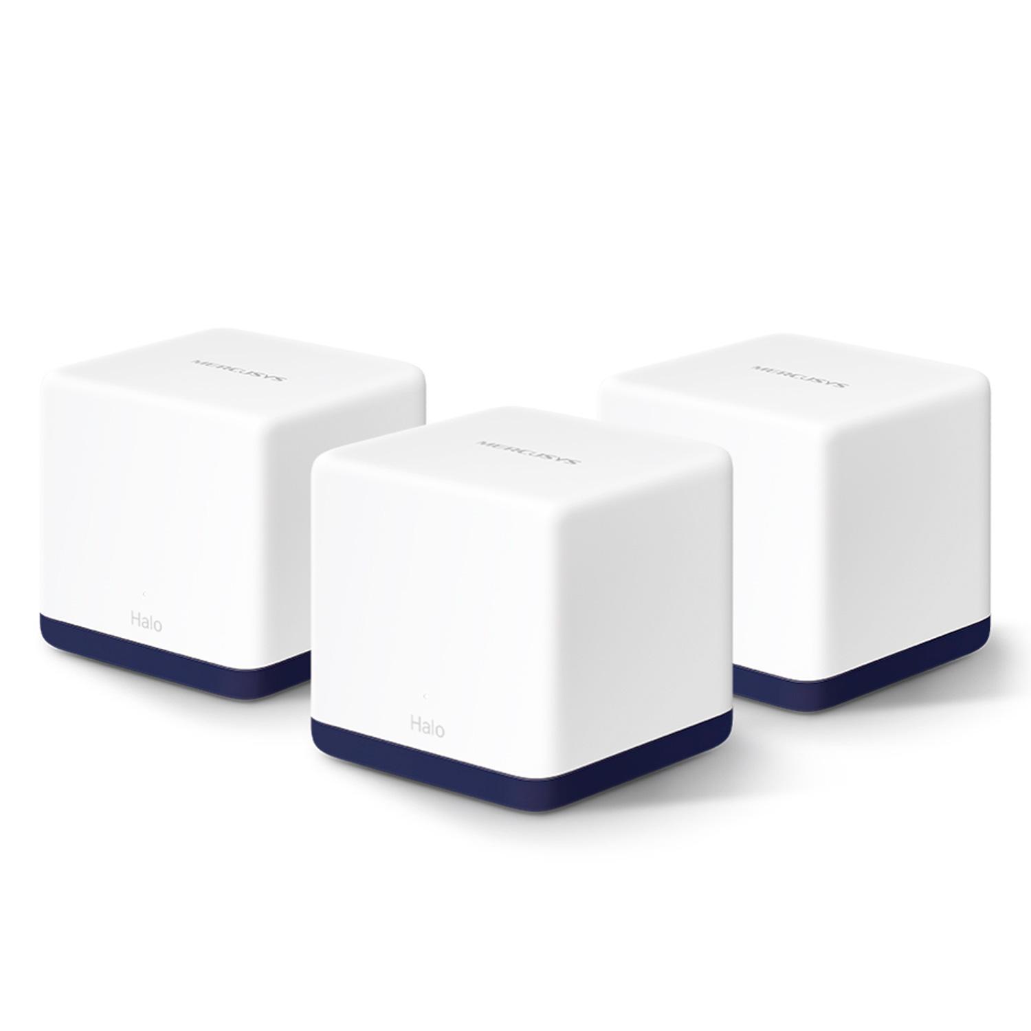 Enrutador De Malla Para El Hogar Mercusys Halo H50g Ac1900, Paquete De 3, Color Blanco