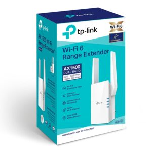Extensor De Rango De Banda Dual Tp-link Re505x Ax1500 De 1200 Mbps Con 2 Antenas, Color Blanco - Imagen 4