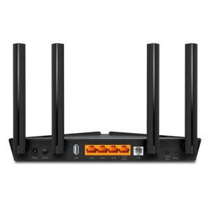 Enrutador Wifi De Banda Dual Ax1800 De 5 Ghz Y 1201 Mbps Tp-link Gpon Xx230v, Color Negro - Imagen 3